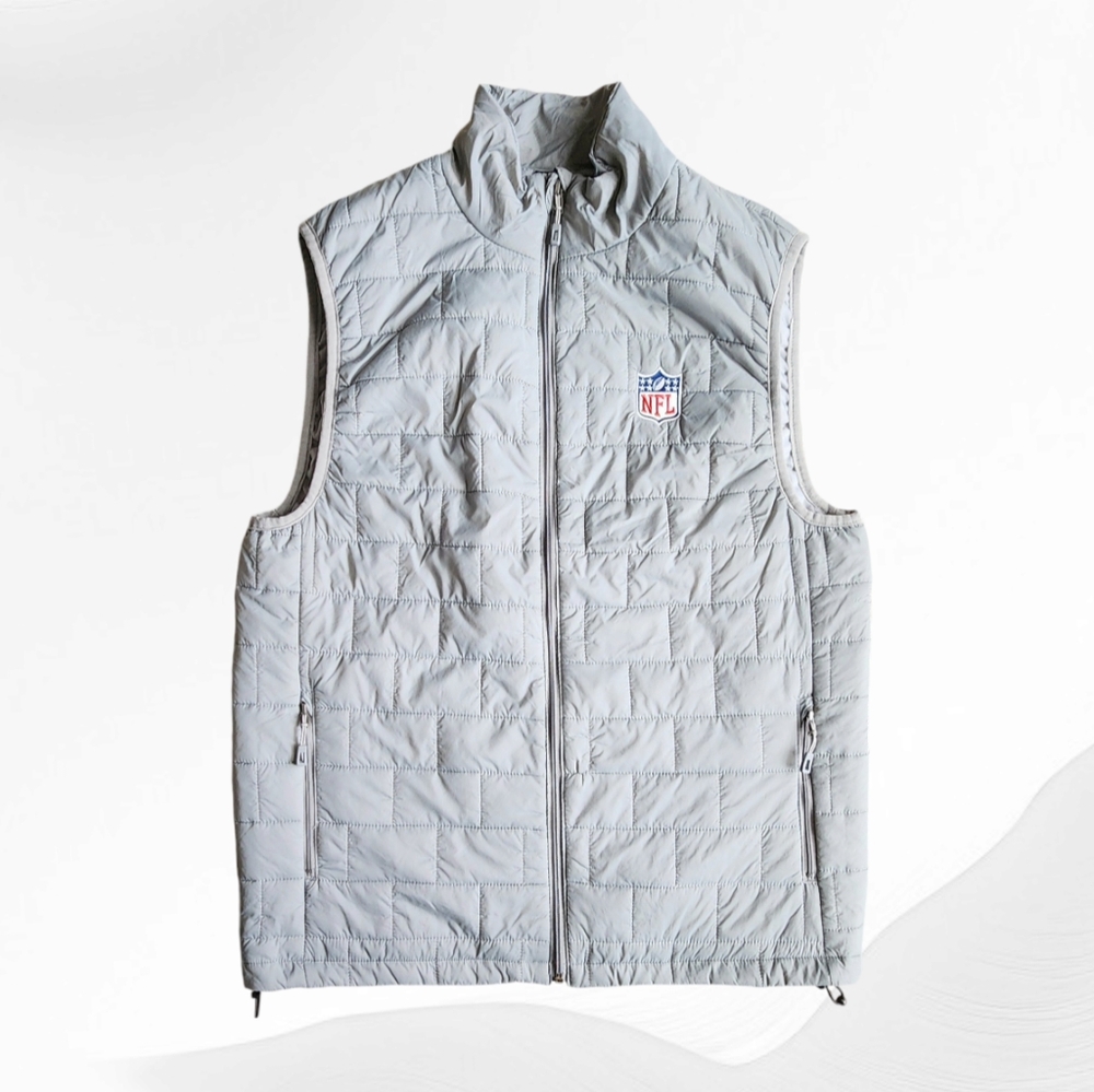 Burnside NFL Men's Box Quilted Puffer Vest Size L